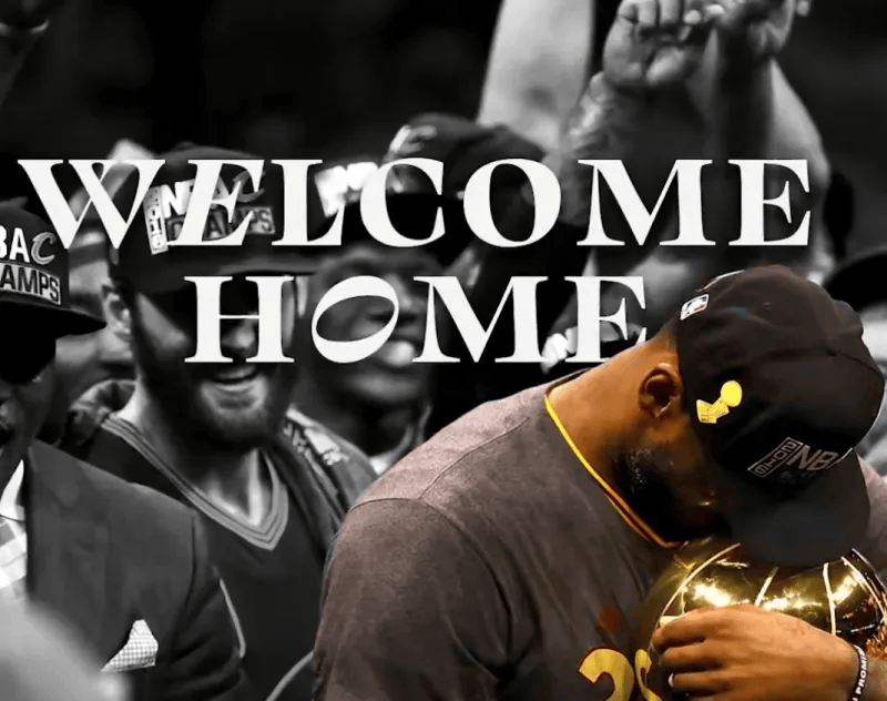 骑士主场播放詹姆斯致敬视频 老詹感动落泪